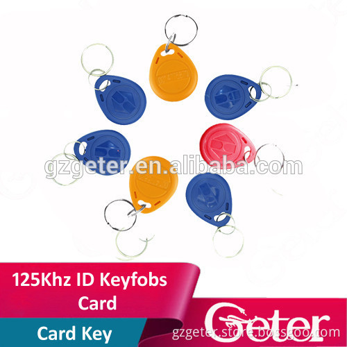 Color high quality contactless RFID ABS keyfob/key tag/key chain